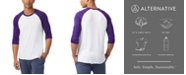 Alternative Apparel Men's Keeper Eco Jersey Baseball T-shirt